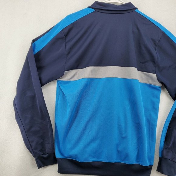 Nike Jacket Women's Dri-Fit Long Sleeve Full Zip Polyester Blend Blue Extra Larg - Picture 11 of 12